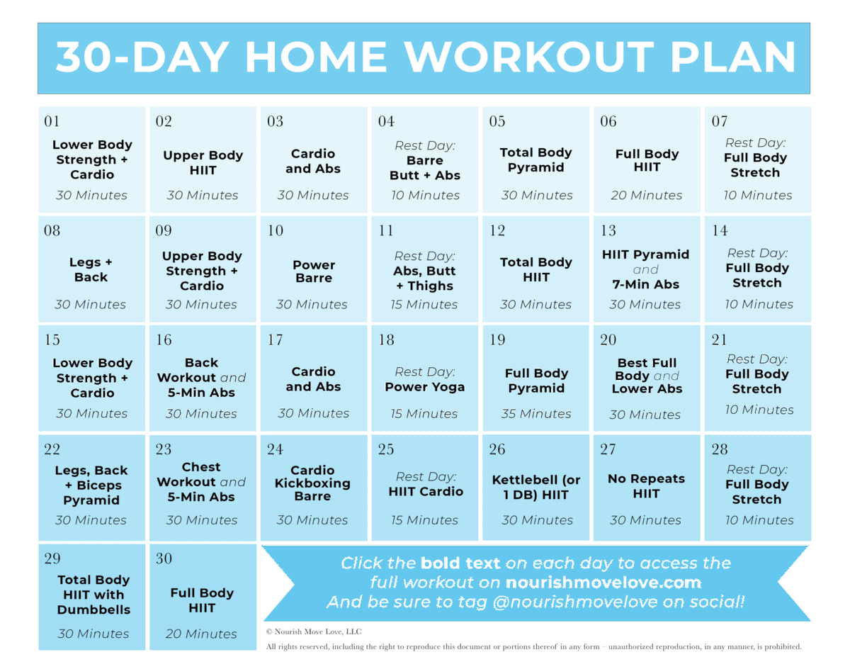 30-Day Home Workout Challenge: Transform Your Body